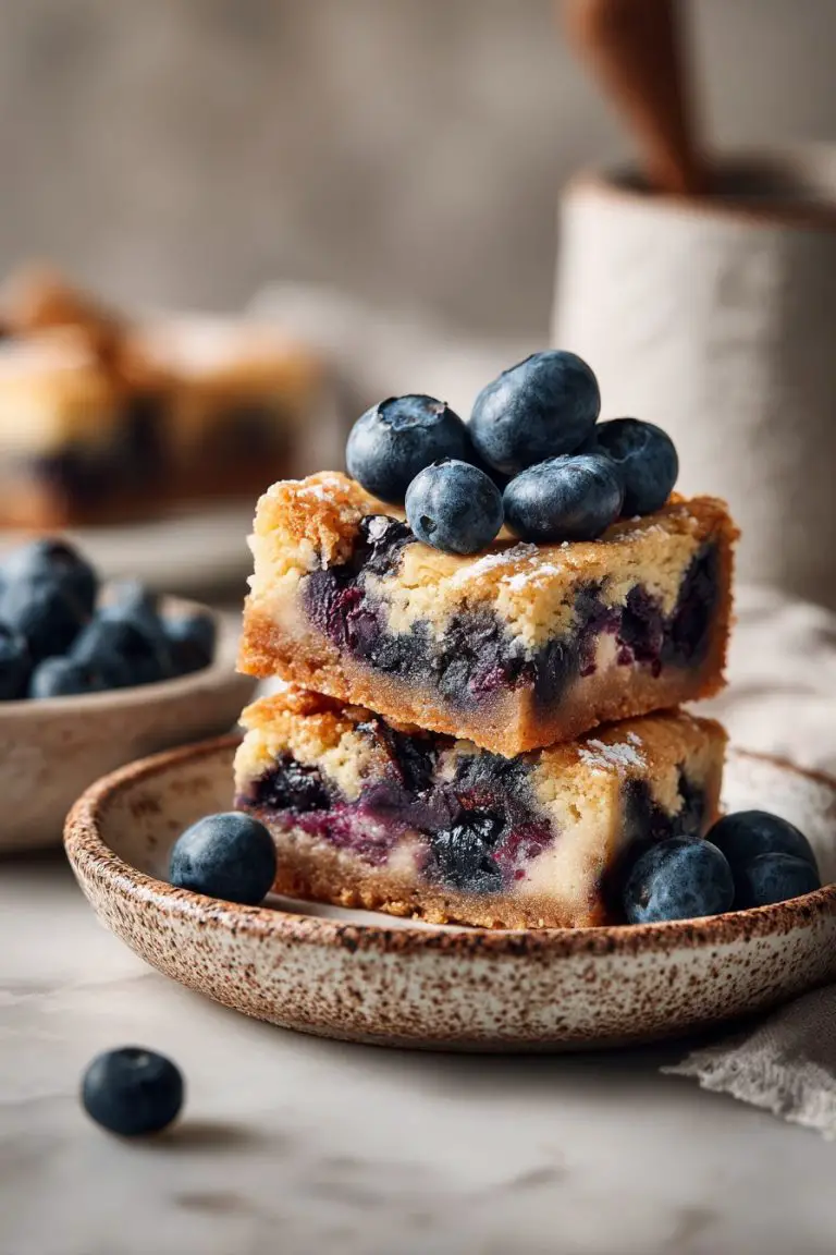 Easy Blueberry Blondies Recipe