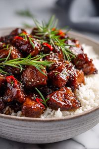 Easy Bourbon Chicken in the Instant Pot