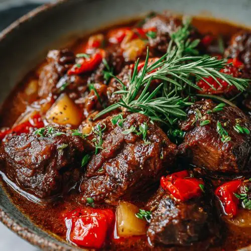 Easy Braised Oxtail Stew