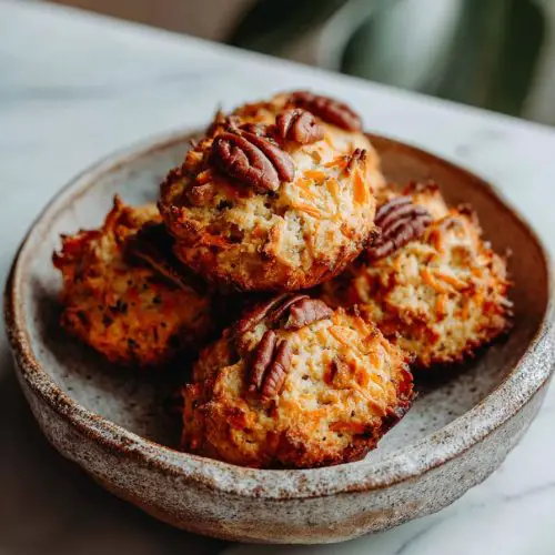 Easy Carrot Cake Cookies with Pecans
