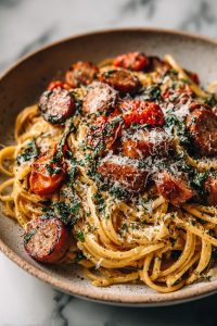 Easy Chicken Sausage Pasta Recipe