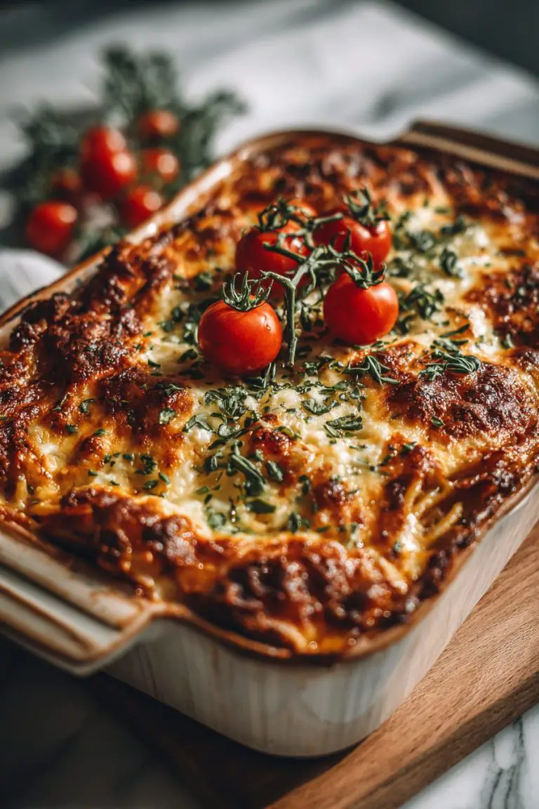 Easy Chicken Spaghetti Bake