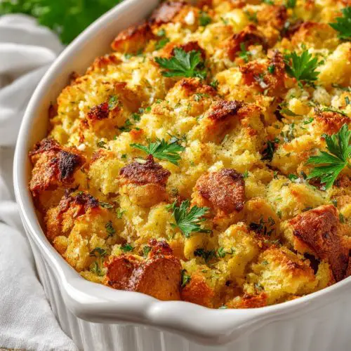 Easy Chicken Stuffing Casserole