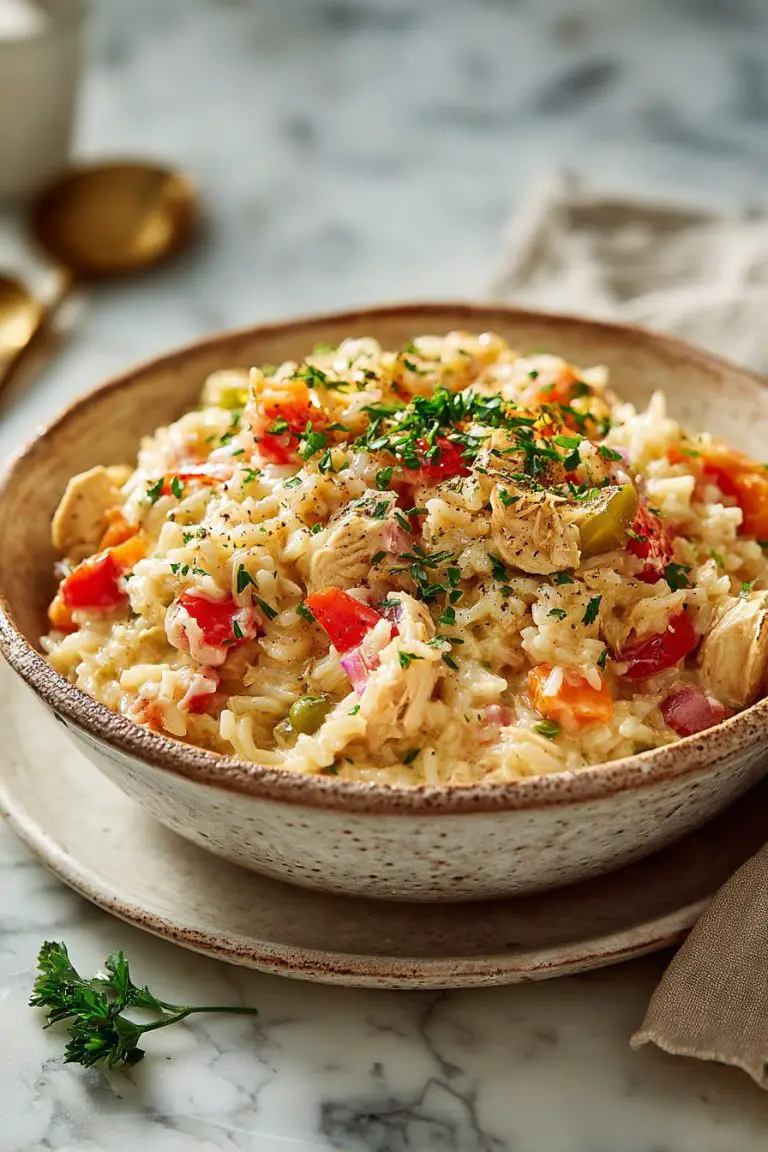 Easy Chicken and Rice Casserole