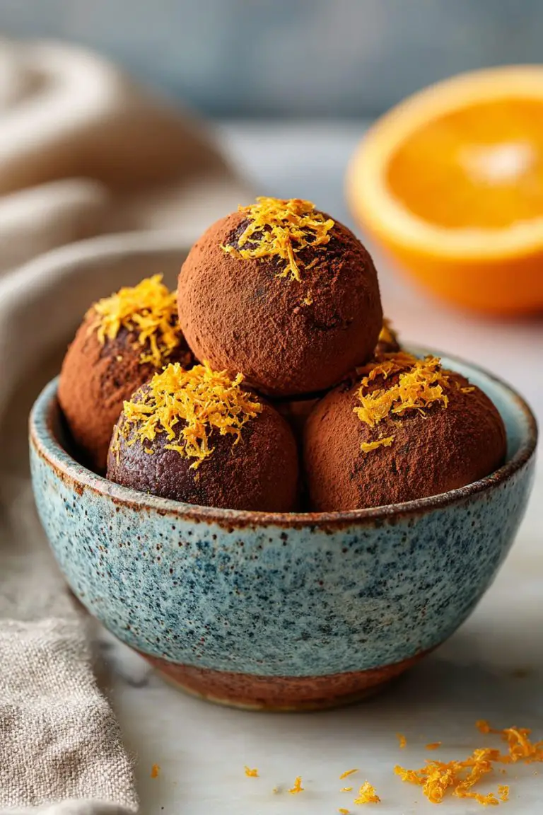 Easy Chocolate Orange Truffles