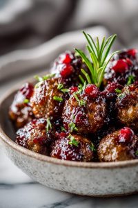 Easy Cranberry Meatballs