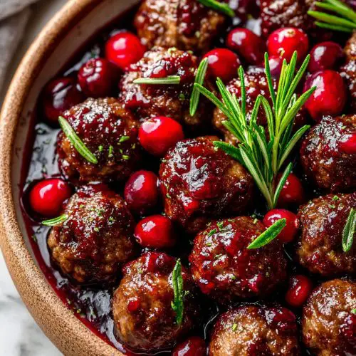 Easy Cranberry Meatballs