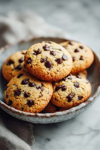 Easy Eggless Chocolate Chip Cookies