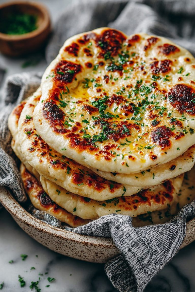 Easy Garlic Naan Recipe