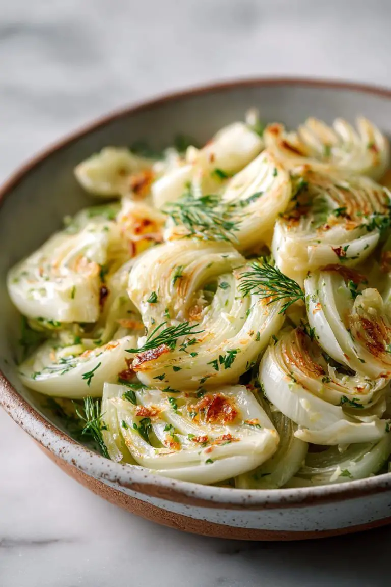 Easy Garlic Roasted Fennel
