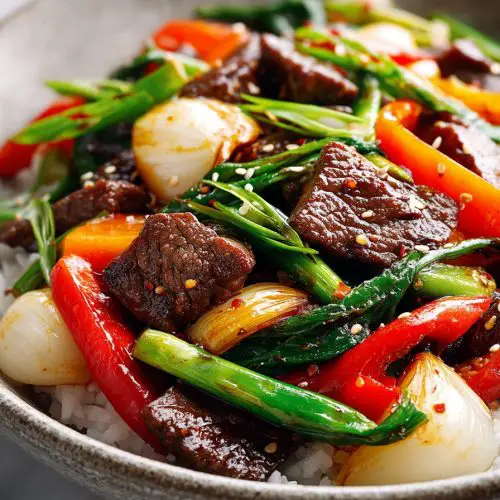 Easy Ginger Beef Stir Fry Recipe