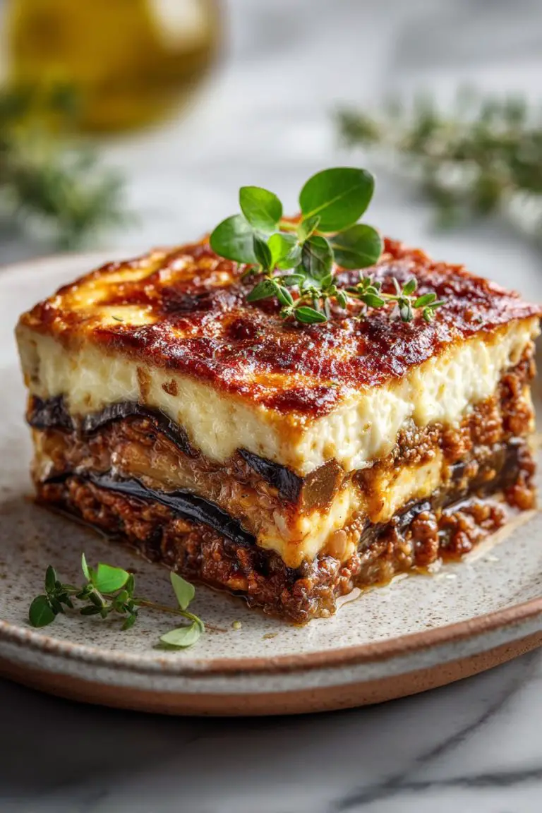 Easy Greek Moussaka Recipe