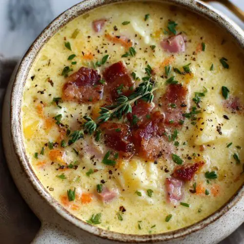 Easy Ham and Potato Corn Chowder