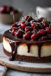 Easy Instant Pot Black Forest Cheesecake