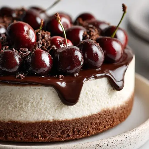 Easy Instant Pot Black Forest Cheesecake