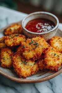 Easy Keto Chicken Nuggets in the Air Fryer