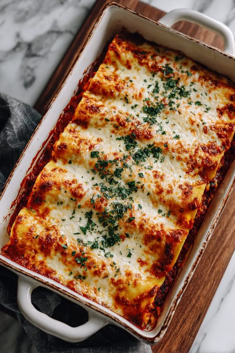 Easy Manicotti Recipe