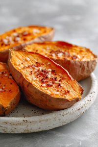 Easy Microwave Sweet Potatoes