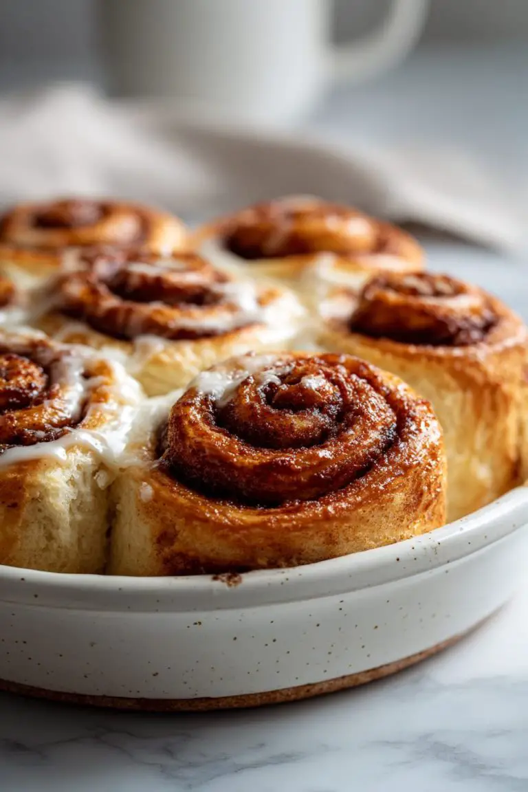Easy No-Yeast Cinnamon Rolls
