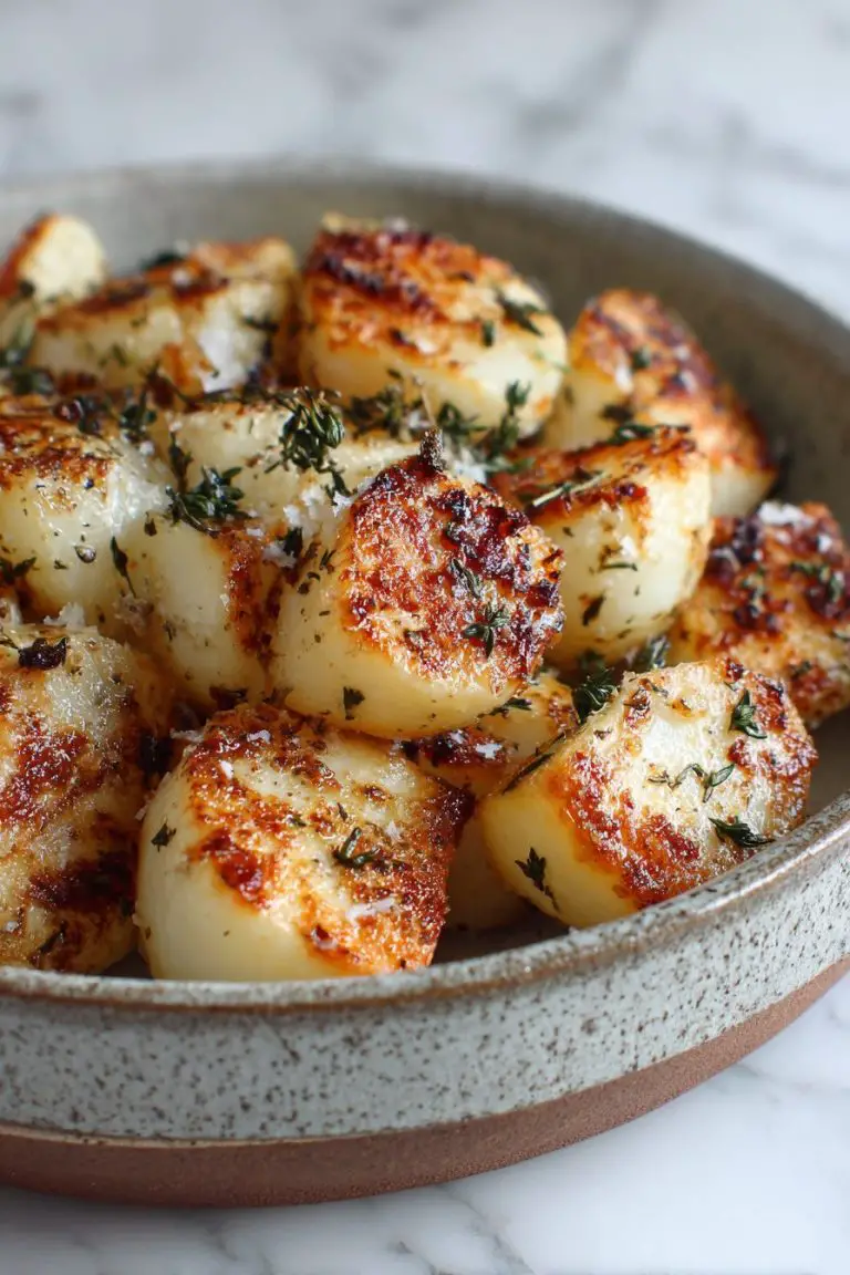 Easy Oven-Roasted Turnips with Thyme and Parmesan