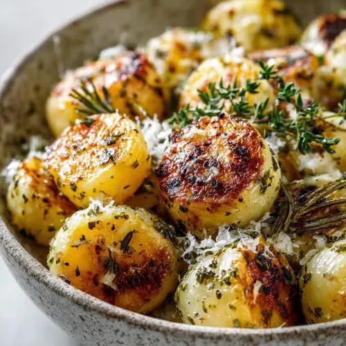Easy Oven-Roasted Turnips with Thyme and Parmesan