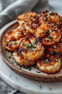 Easy Parmesan Garlic Shrimp