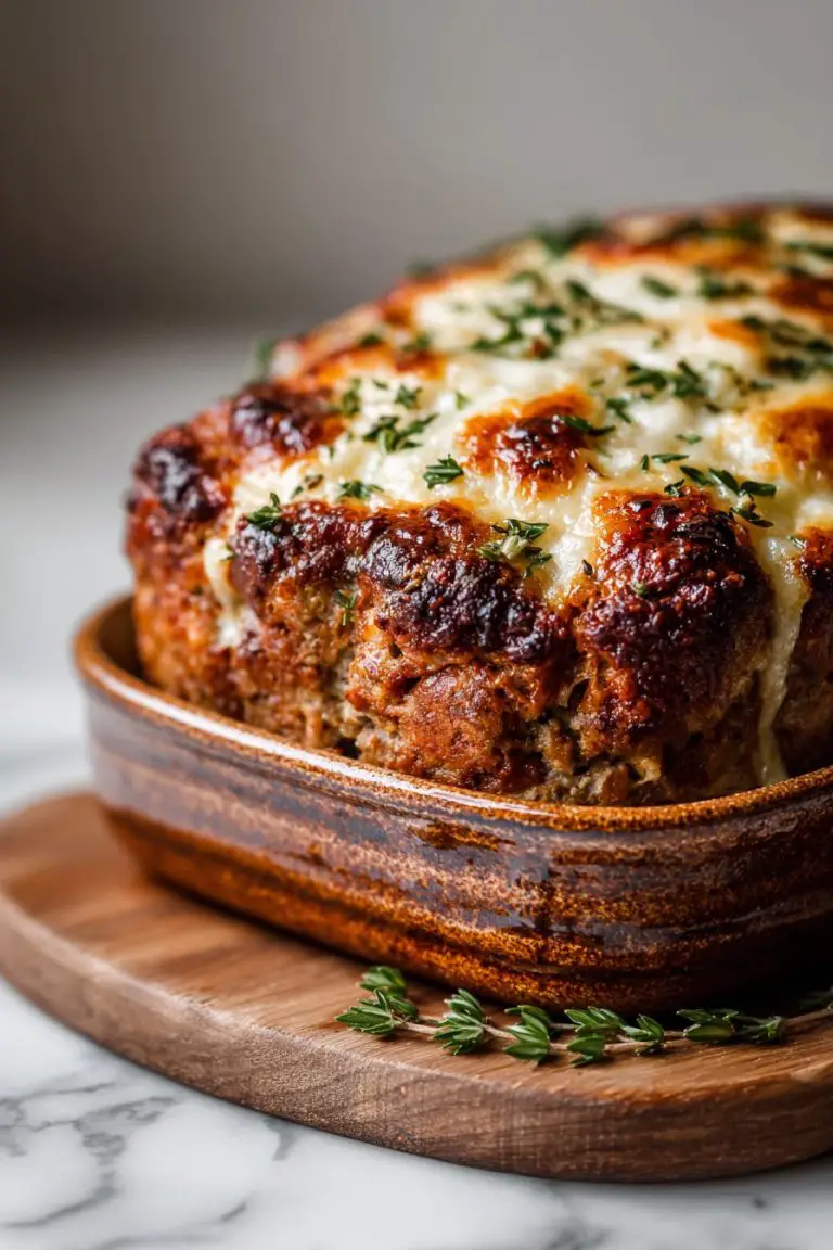 Easy Philly Cheese Meatloaf