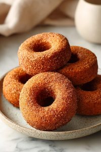 Easy Pumpkin Spice Doughnuts