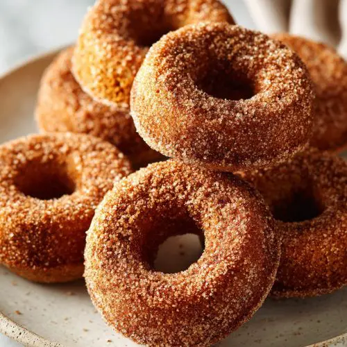 Easy Pumpkin Spice Doughnuts