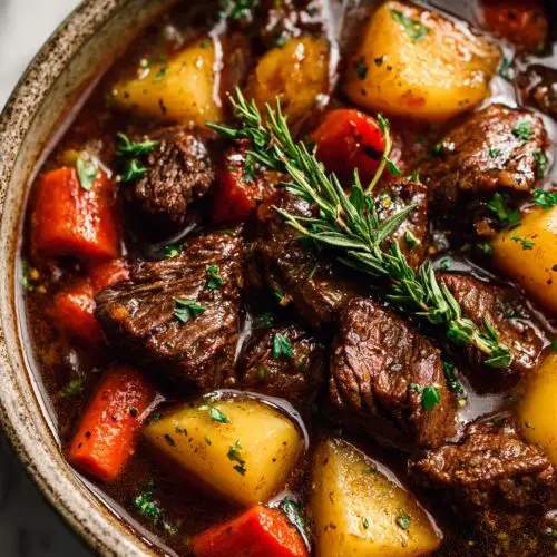 Easy Slow Cooker Beef Stew Recipe