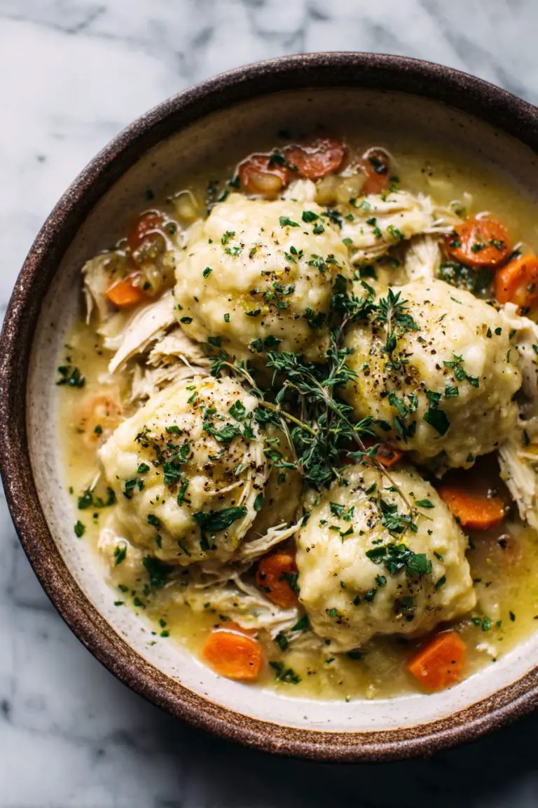 Easy Slow Cooker Chicken and Dumplings
