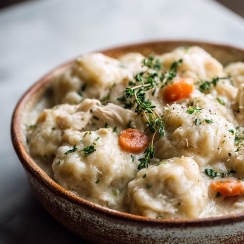 Easy Slow Cooker Chicken and Dumplings
