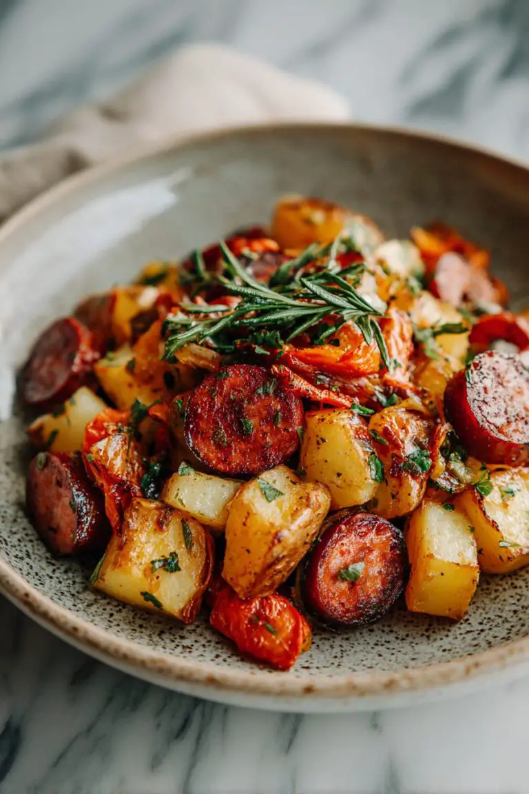 Easy Smoked Sausage and Potato Skillet