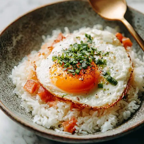 Easy Spam Eggs Rice Recipe