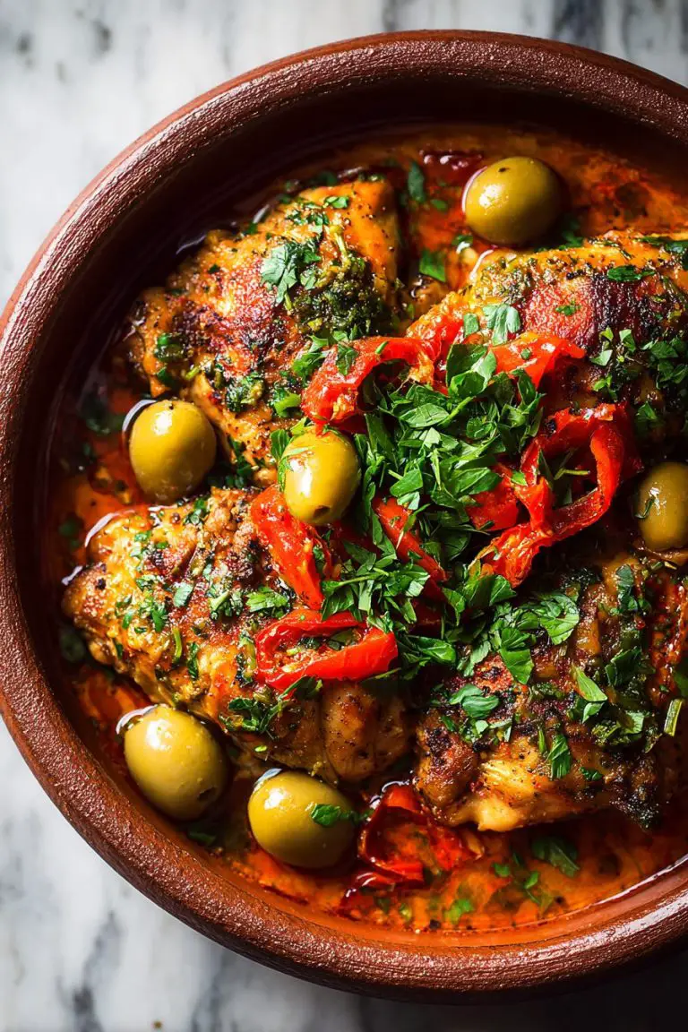 Easy Spanish Chicken in the Slow Cooker