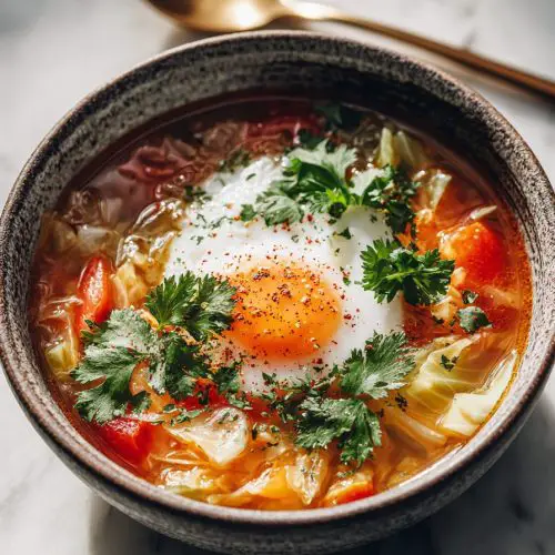 Easy Sweet and Sour Cabbage Soup
