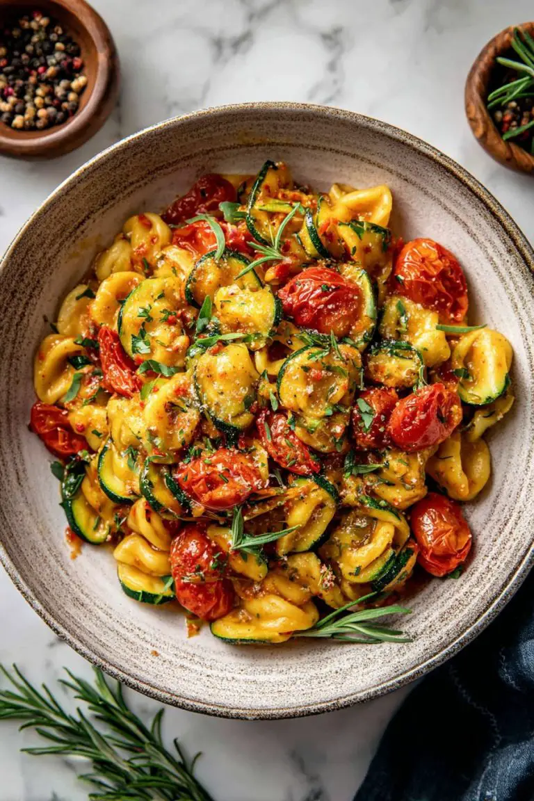 Easy Tomato Zucchini Pasta Recipe