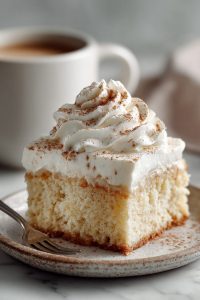 Eggnog Texas Sheet Cake Recipe