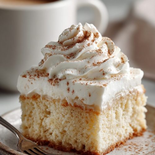 Eggnog Texas Sheet Cake Recipe