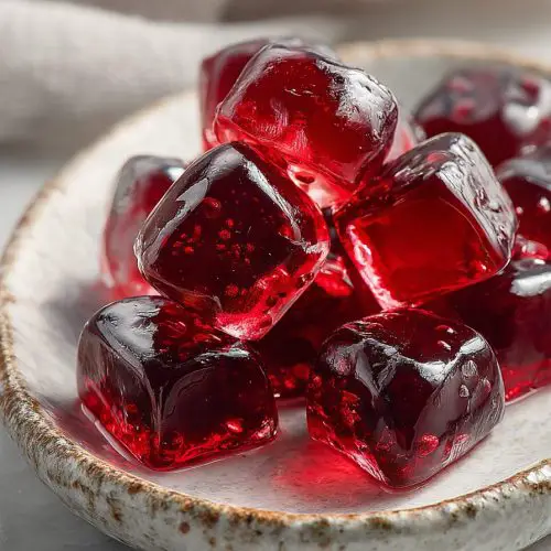 Festive Cranberry Jelly Candies