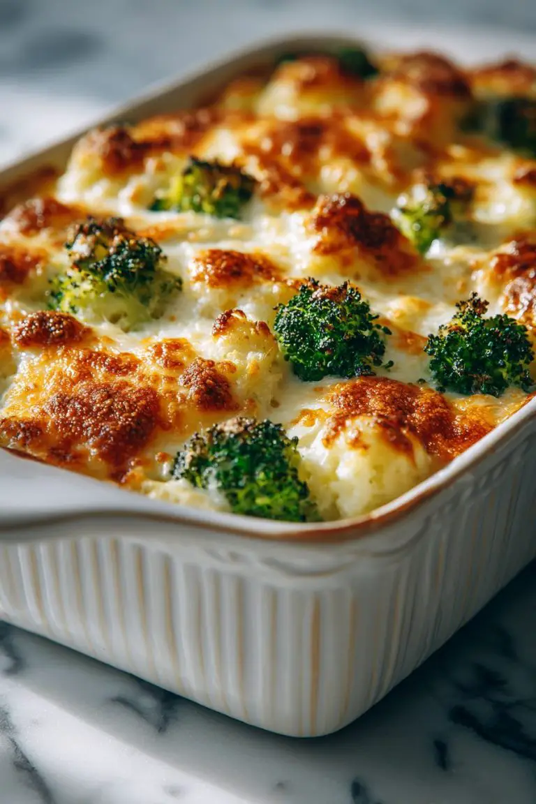 French Onion Broccoli Cheese Casserole