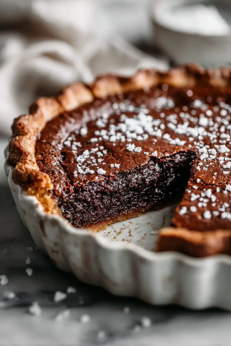 Fudgy Brownie Pie Recipe