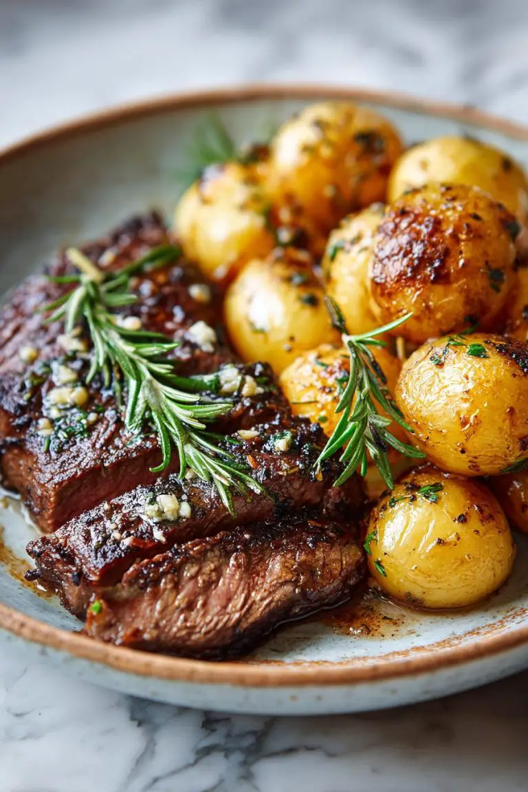 Garlic Butter Steak and Potatoes