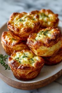 Ham and Cheese Puff Pastry Bites