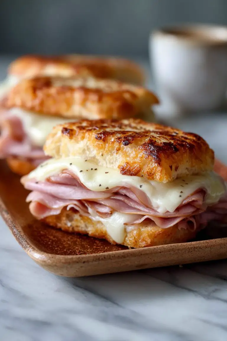 Hawaiian Baked Ham and Swiss Sandwiches