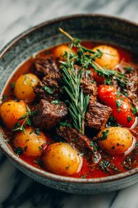 Instant Pot Beef and Potato Stew