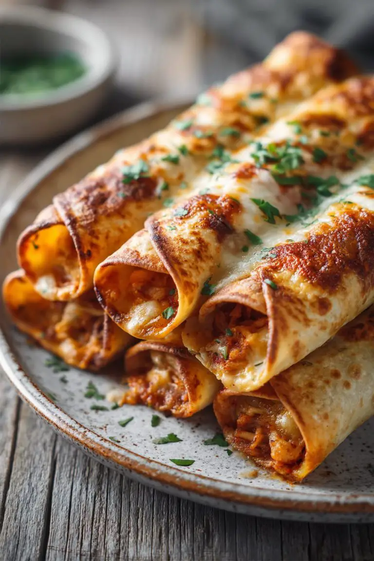 Instant Pot Salsa Chicken Taquitos