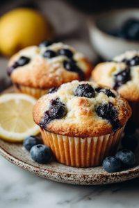 Lemon Blueberry Muffins