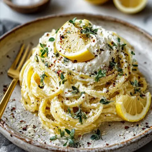 Lemon Ricotta Pasta Delight