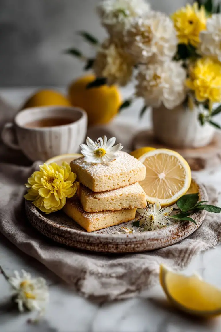 Lemon Shortbread Cookies Recipe